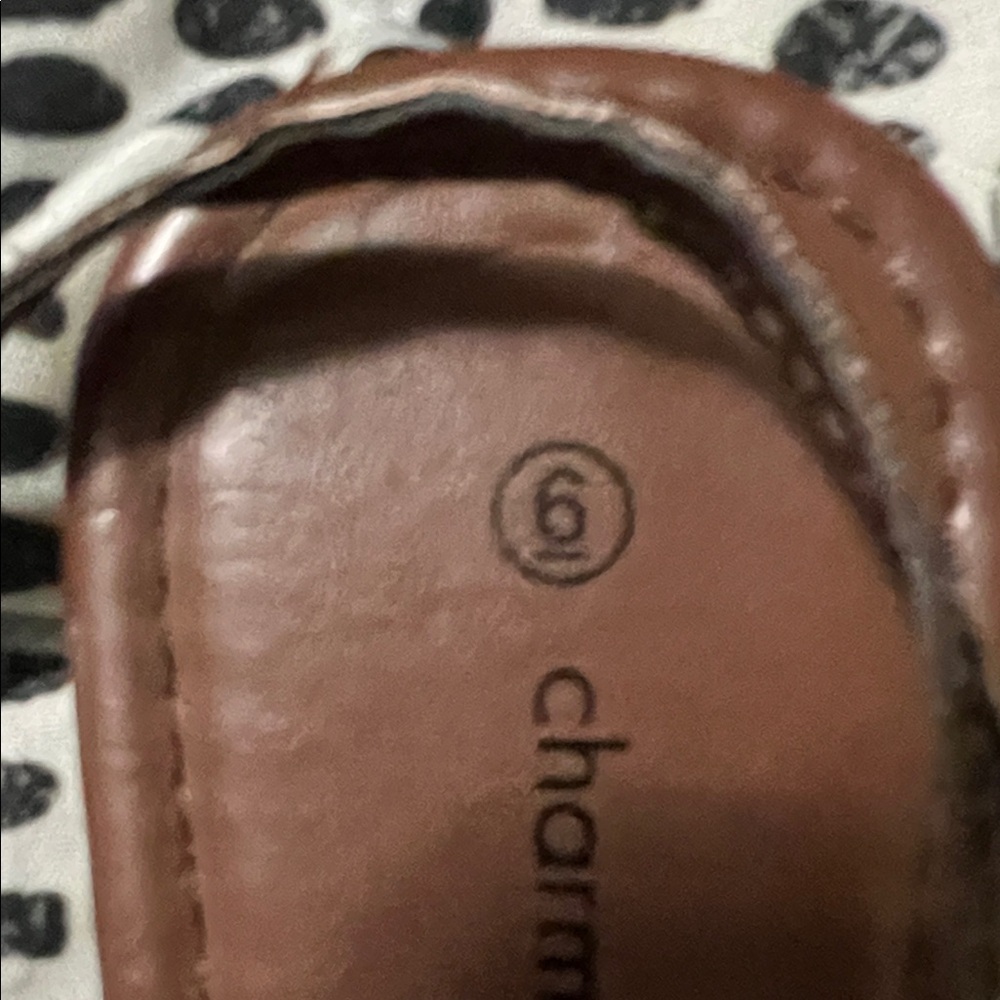 Charming Charlie Bronze and Brown Beaded Sandals - Picture 3 of 4